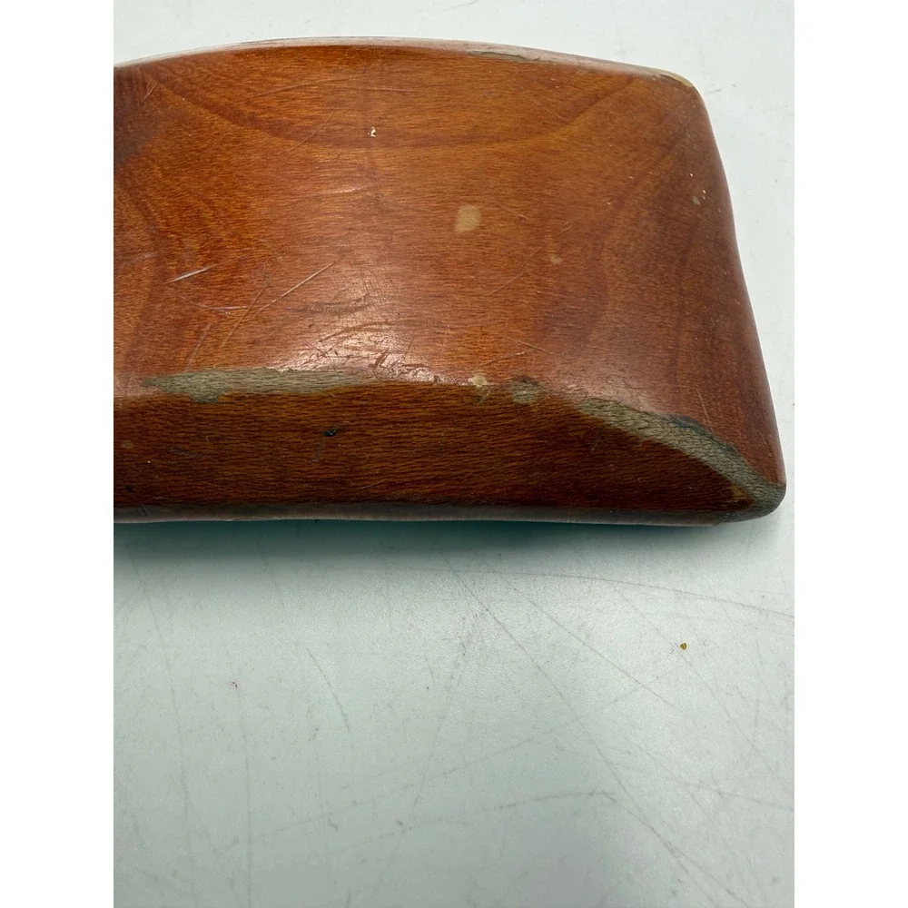 Vintage Handmade Wood Belt Buckle Rectangular Rustic Western Brown Boho‎